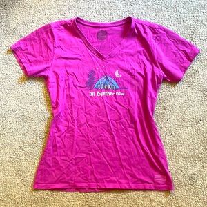 Pink Life Is Good Tee